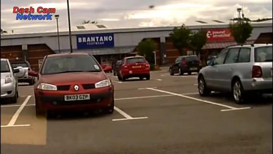 Red Renault Megane (BK03GZP)