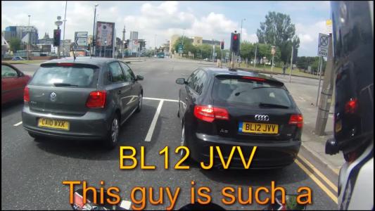 Black Audi A3 (BL12JVV)