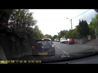 Black Vauxhall Corsa black edition (CA62EKN)