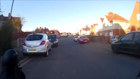 Silver Vauxhall Corsa (DV07NZY)