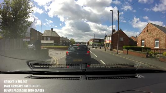 Blue Vauxhall Corsa (DV09YVA)