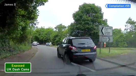 Blue Nissan Qashqai (EO61VDX)