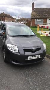 Grey Toyota Auris (EX07YXL)