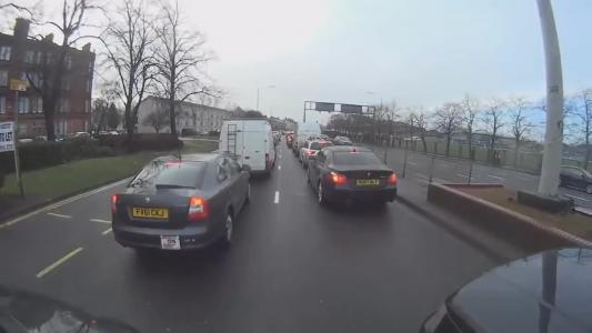 Grey Skoda Octavia (FV61CKJ)
