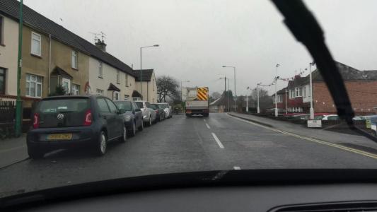 Blue Volkswagen Up (GK64ZMU)