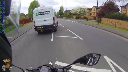 White Ford Transit (HT65TWF)