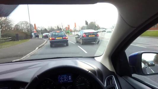Blue Mercedes C 200k (J99CSC)