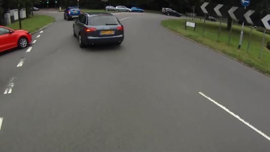 Blue Audi A6 (KK07LXG)