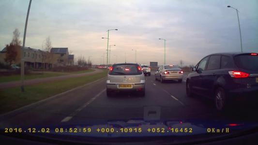 Silver Vauxhall Corsa (KL06KCX)