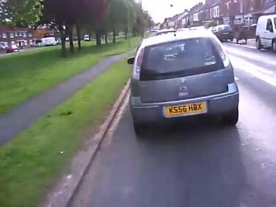 Silver Vauxhall Corsa (KS56HBX)