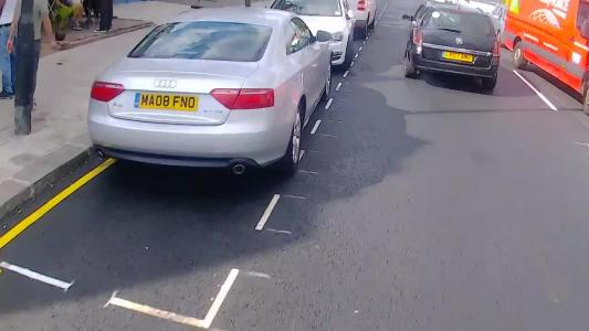 Silver Audi A5 (MA08FNO)