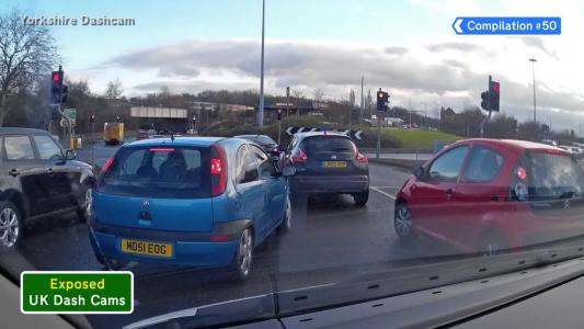 Blue Vauxhall Corsa (MD51EOG)