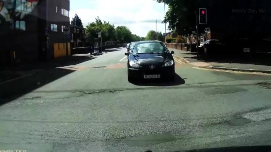 Black Peugeot 206 (MT53OLE)
