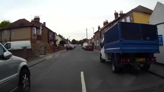 White Ford Transit (NG07ZKA)