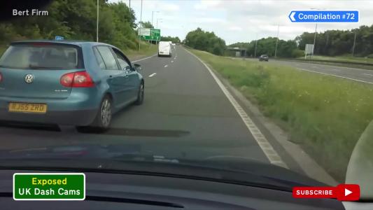 Blue Volkswagen Golf (RJ55ZRD)