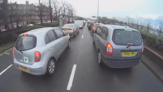 Silver Vauxhall Zafira (SA54JVM)