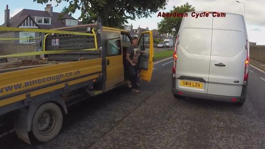 Silver Ford Transit (SW14LZA)