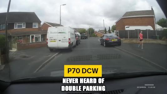 White Ford Transit (YA12WNW)
