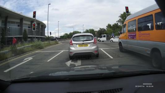 Silver Ford Fiesta (YS60OZN)