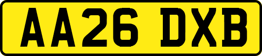 AA26DXB