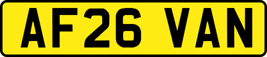 AF26VAN