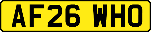AF26WHO