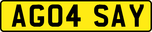 AG04SAY