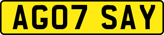 AG07SAY