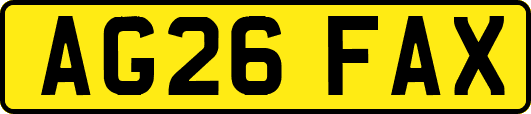 AG26FAX