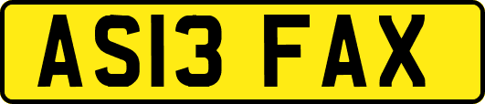 AS13FAX