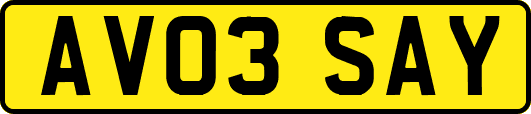 AV03SAY