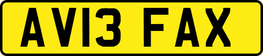AV13FAX