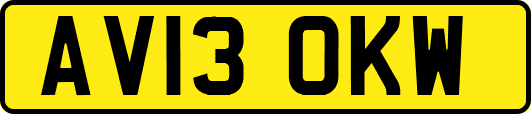 AV13OKW