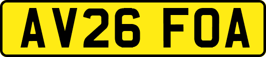 AV26FOA