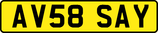 AV58SAY