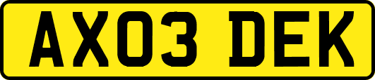 AX03DEK
