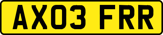 AX03FRR