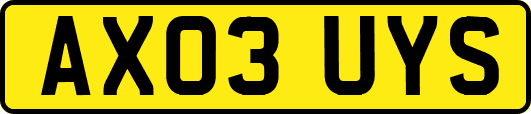 AX03UYS