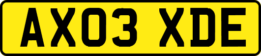 AX03XDE