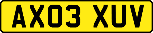 AX03XUV