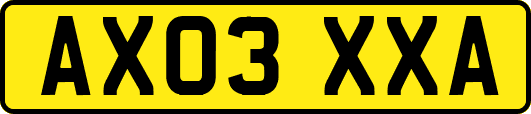 AX03XXA