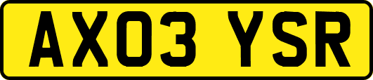 AX03YSR