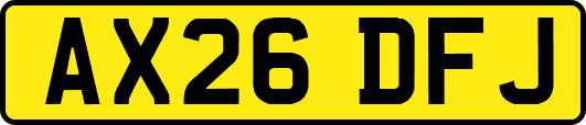 AX26DFJ