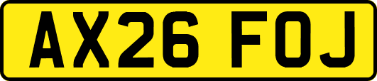 AX26FOJ