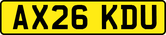 AX26KDU