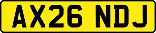 AX26NDJ