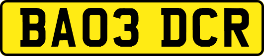 BA03DCR