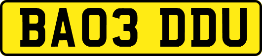 BA03DDU