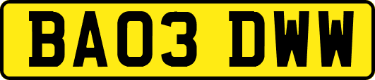 BA03DWW