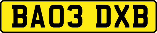 BA03DXB